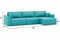 Диван угловой Рафаэль-3 Зара Blue - фото 191314