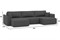 Диван угловой Рафаэль П-образный Зара Grey - фото 191474