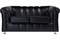 Диван прямой Брайтон-2 (Честер-2) Black - фото 192058