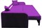 Диван прямой Дублин Люкс Фиолетовый - фото 192099