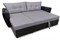 Диван угловой Амстердам Grey Black - фото 192711